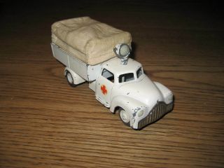 Vilmer Denmark - Rare - White Dodge Truck With Red Cross Decals - 1950 