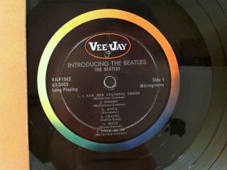 The Beatles - Introducing - Vee Jay 1964 Mono - Oval Rainbow Labels - Love Me Do 2