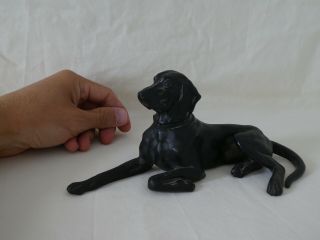 Vintage Russian Kasli Cast Iron Hound Pointer Dog Sculpture