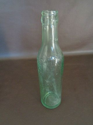 Vintage Chelmsford Green Tint Glass Bottle (8t003)