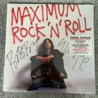 Signed - Primal Scream - Maximum Rock 