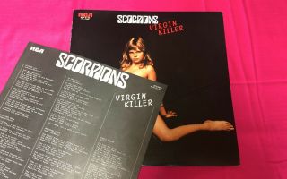 Scorpions / Virgin Killer Lp/ Very Rare Banned Cover,  Ex /japan / 1977