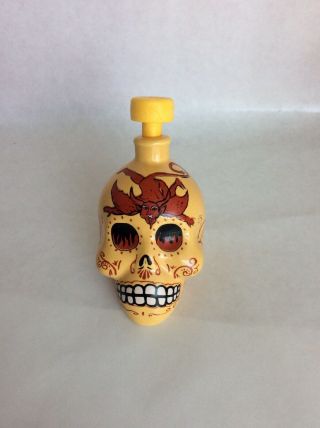 Kah Tequila (empty) Day Of The Dead Skull Bottle - Dia De Los Muertos - 50ml