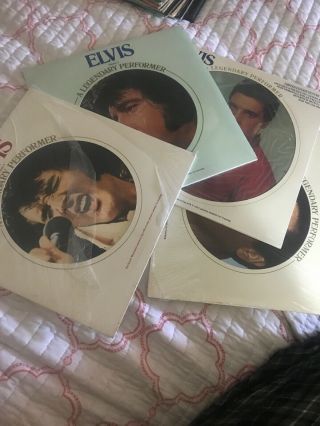 Elvis A Legendary Performer 1973 Volumes 1 - 4 3 Vintage Lp Vinyl