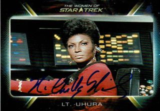 Nichelle Nichols - Lt.  Uhura - Star Trek - Autograph Trading Card