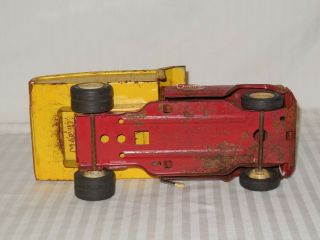 Vintage 1960 ' s Tonka Red Yellow Pressed Steel Dump Truck 5