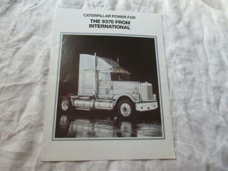 Caterpillar Engine For International Truck 9370 Brochure
