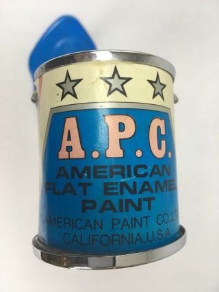 Vintage American Paint Company APC Pouring Can Bank Advertising TPS Japan 5