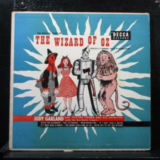 Judy Garland,  Victor Young And Ken Darby - The Wizard Of Oz 10 " Lp Vg,  Dl 5152