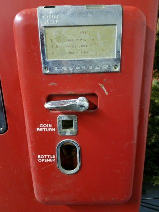 Coca - Cola Cavalier Model 51 C - 51 Vending Machine Coin Mechanism Door
