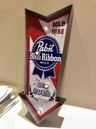 Rocket Pabst Blue Ribbon Budweiser Beer Bar Decor Led Lamp Miller Bulb Sign