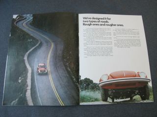1972 The Beetle VW volkswagen car US dealer Brochure 4
