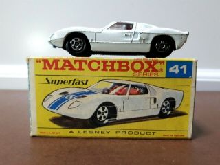 Matchbox Superfast Lesney - Series 41 - Ford Gt