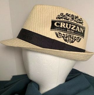 Cruzan Rum 100 Papyrus Hat One Size Promo - Approximate 22” Around Head Size