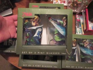 The Legend Of Zelda Set Of 2 Pint Glasses 16oz (1 Pack) Nintendo Skyward Sword