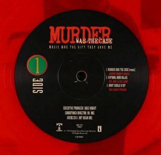 V/A (Snoop Doggy Dogg) - Murder Was The Case (XMas) 2xLP - Death Row VG,  PROMO 2