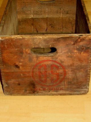 RARE ANTIQUE PRE - PROHIBITION COMMANDER QUALITY BEER WOOD CRATE ADVERTISITNG 4
