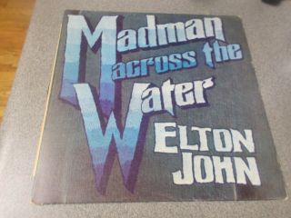 Elton John Madman Across The Water Translucent Red Vinyl Lp Djm 1971 " Rasputin "
