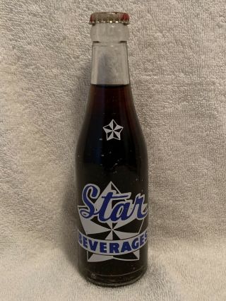 Full 7oz Star Cola Acl Soda Bottle Kaukauna,  Wis.