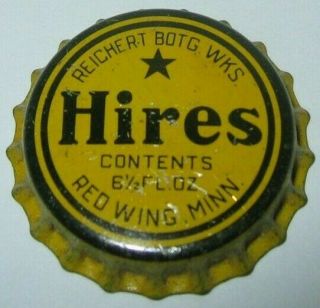 Hires Root Beer Bottle Cap 1920 - 34; Reichert Bot 
