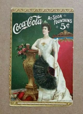 Coca - Cola Trade Card,  Vintage,  1904