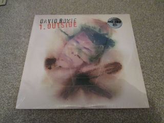 David Bowie 1 Outside White & Black Swirl Coloured Vinyl 2 Lp Set Friday Music
