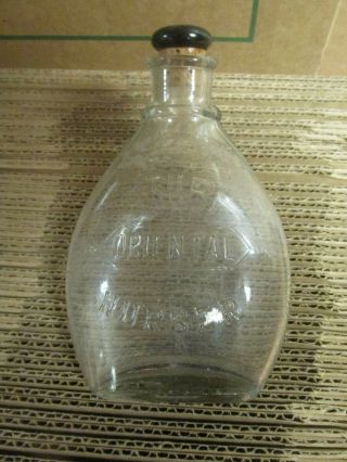 Antique " The Oriental Nurser " Vintage Baby Bottle Collectable Nursery