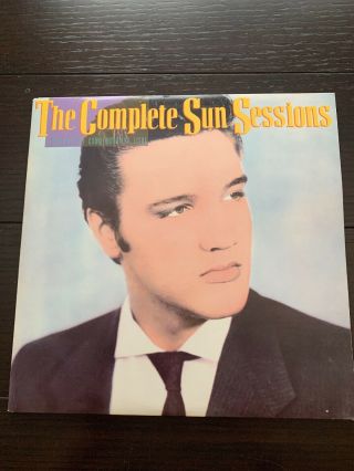 Elvis Presley Vinyl Records “the Complete Sun Sessions” With Inserts/poster