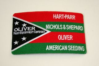Vtg Hart - Parr Oliver Equipment Co Farm American Seeding Tractor Patch Nos