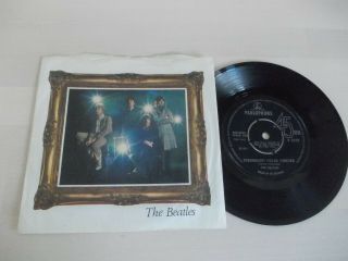 The Beatles,  Penny Lane / Strawberry Fields.  Orig 1967 Pic Sleeve 7 " Vinyl
