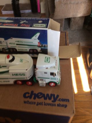 Hess 1999 Toy Truck with Space shuttle And Satellite. 3