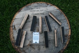 (16) - 10 Jack Daniels Barrel Wood Pen Blanks W/cert,  6 Blanks See Listing