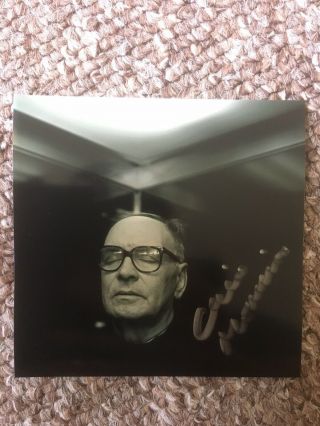 Ennio Morricone Hand Signed Autograph Photo “film Score Composer”