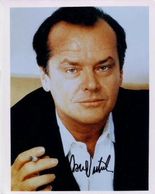 Jack Nicholson - Color Reprint Of Signed Photo