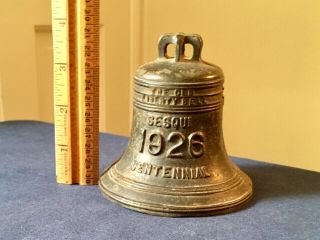 Vintage 1926 Liberty Bell Sesquicentennial Cast Iron Bank 7