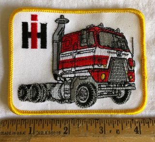 Vintage International Harvester Ih Patch Semi Tractor Trailer Truck Rig Picture