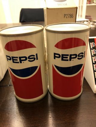 Vintage Pepsi Cola Collectibles.  Bag,  Can Radios,  Watch,  Can - PROMOTIONAL 1970’s 3