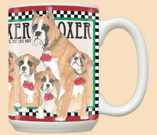 Boxer Dog Ceramic Coffee Mug Tea Cup 15 Oz