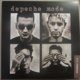 Depeche Mode " Violator Live " 3 X Vinyl Lp Clear Wax