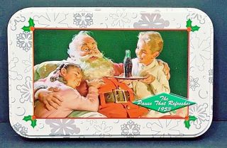 Bicycle Coca Cola Christmas Playing Cards In Tin (2 Decks) 1999 -