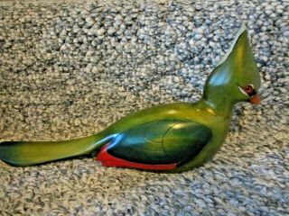 Feathers Gallery Knysna Lourie Hand Carved/painted Bird Limited Edition