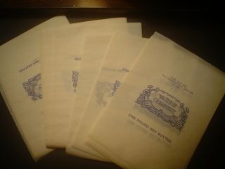 25 Vintage Paper Wrappers One Pound Butter Vabro Creamery Seidel Bay City Mi