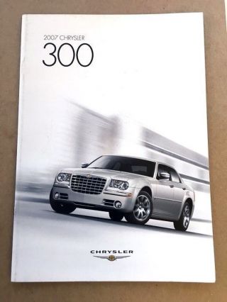 2007 Chrysler 300 36 - Page Car Sales Brochure Book - Hemi Srt8 300c