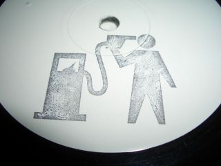 Blur Think Tank Sampler Banksy Hand Stamped Petrolhead Vinyl 12 " Sleeve Blowpop