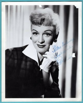 Vintage Eve Arden Autograph Photo Picture Our Miss Brooks Movie Star 8x10