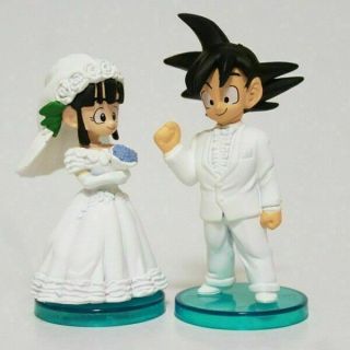 Dragon Ball Z DBZ Son Goku/Gokou ChiChi Figure Toys Wedding Cake Topper 2