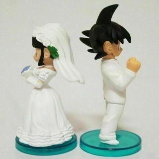 Dragon Ball Z DBZ Son Goku/Gokou ChiChi Figure Toys Wedding Cake Topper 3