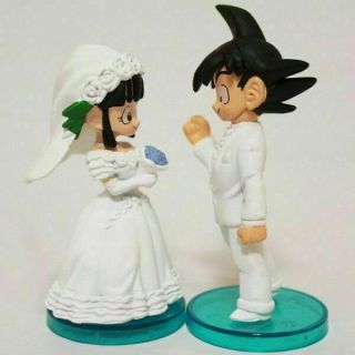 Dragon Ball Z DBZ Son Goku/Gokou ChiChi Figure Toys Wedding Cake Topper 4