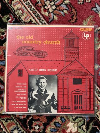 Little Jimmy Dickens The Old Country Church 10” Lp Very Rare