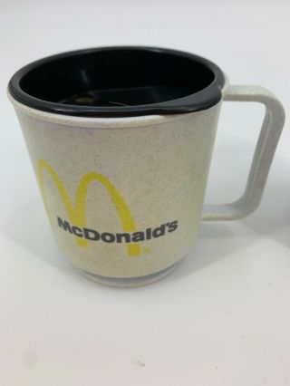 Vintage McDonalds To Go Coffee Cups Set Of 2 2
